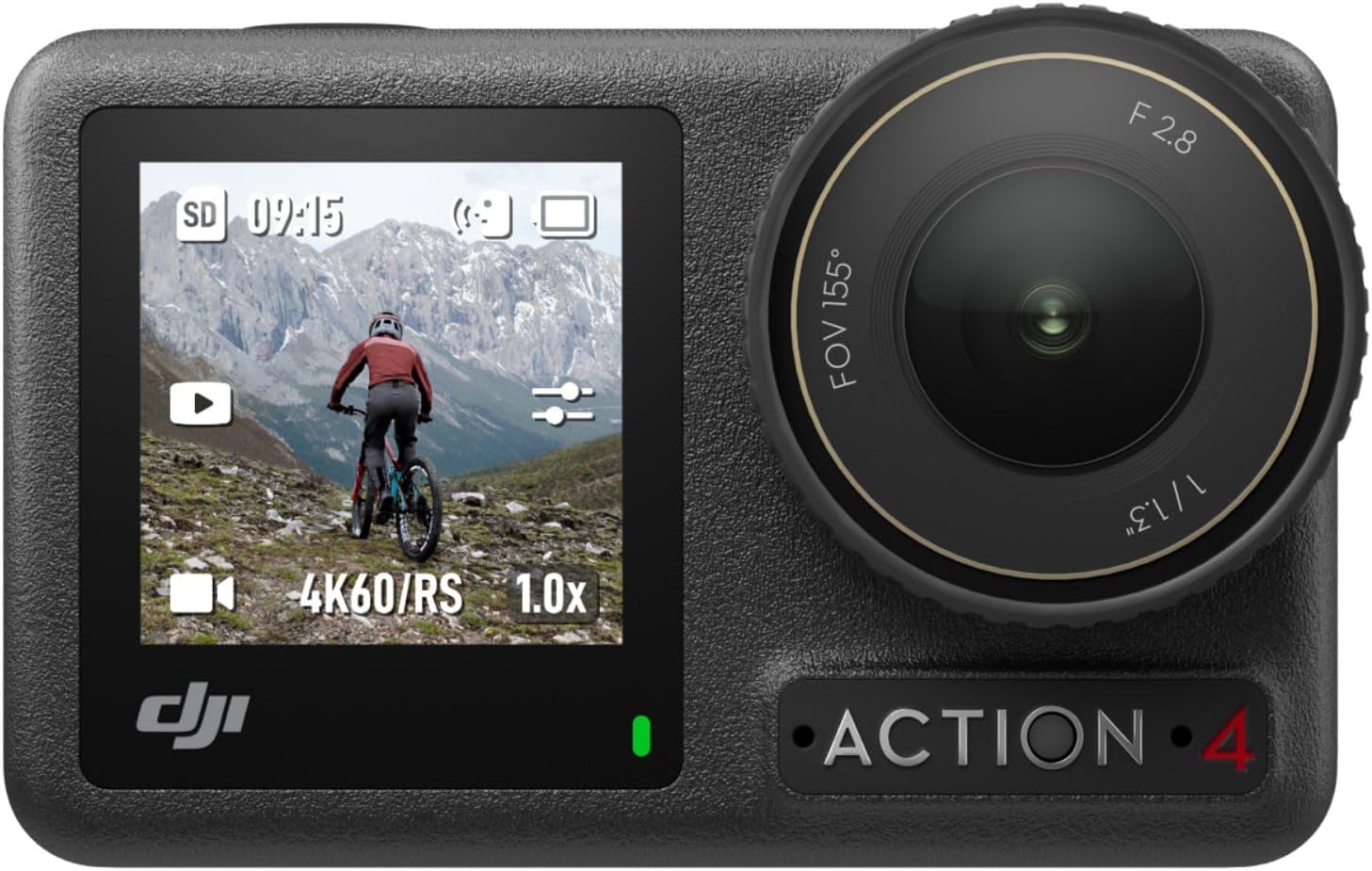 Osmo Action 4 Standard Combo, 4K/120fps Waterproof Action Camera with a 1/1.3-Inch Sensor, Stunning Low-Light Imaging,10-bit & D-Log M Color Performance, Long-Lasting 160 Mins, Outdoor Camera