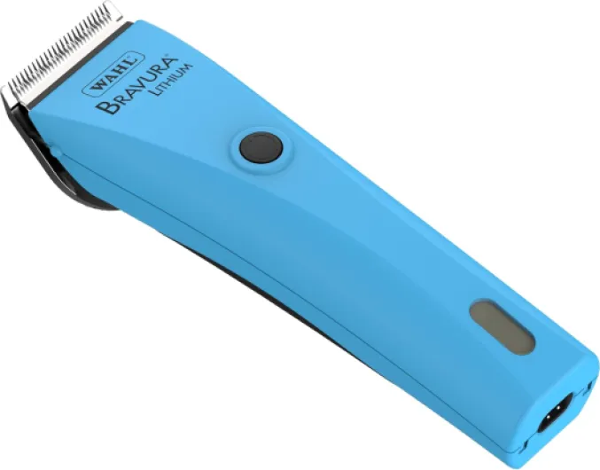Professional Animal Bravura Lithium Ion Clipper - Pet, Dog, Cat, and Horse Corded / Cordless Clipper Kit, Turquoise (41870-0438)