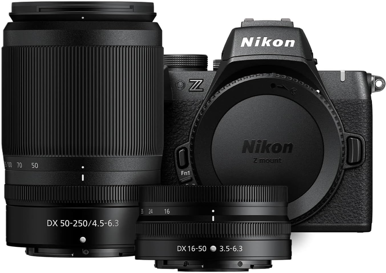 Z50 II with Two Lenses - Compact mirrorless Stills/Video Camera with Easy Color presets and Wireless Photo Sharing - Nikon USA Model Z 50II 2LK
