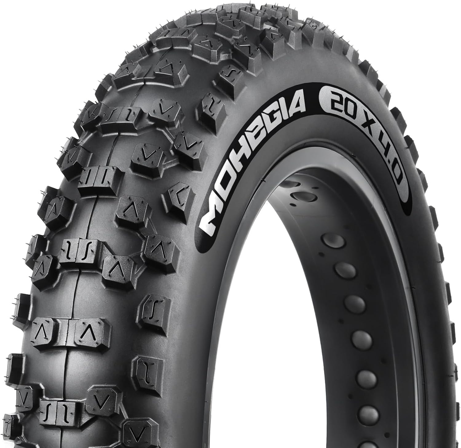 Ebike Fat Tire: 20x4.0/26x4.0 Inch E-Bike Mountain Bicycle Tire Replacement,High-Performance and All-Terrain Folding Electric MTB Tire with Offroad or Trail Riding 20x4.0 Qty 1 Tire