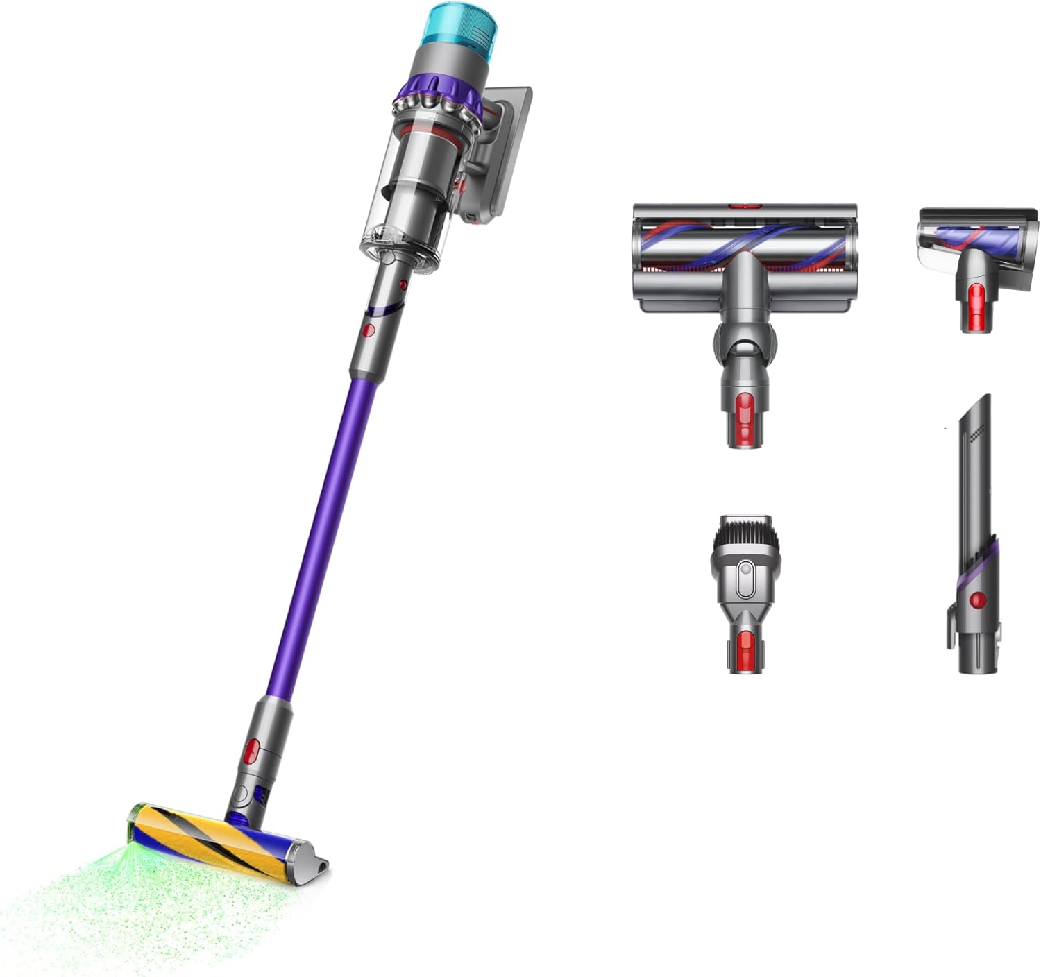 Gen5detect Cordless Vacuum, 280AW, 3 Power Modes, Up to 70 Minutes,² Illumination Reveals dust, HEPA Filtration, All Floor Types
