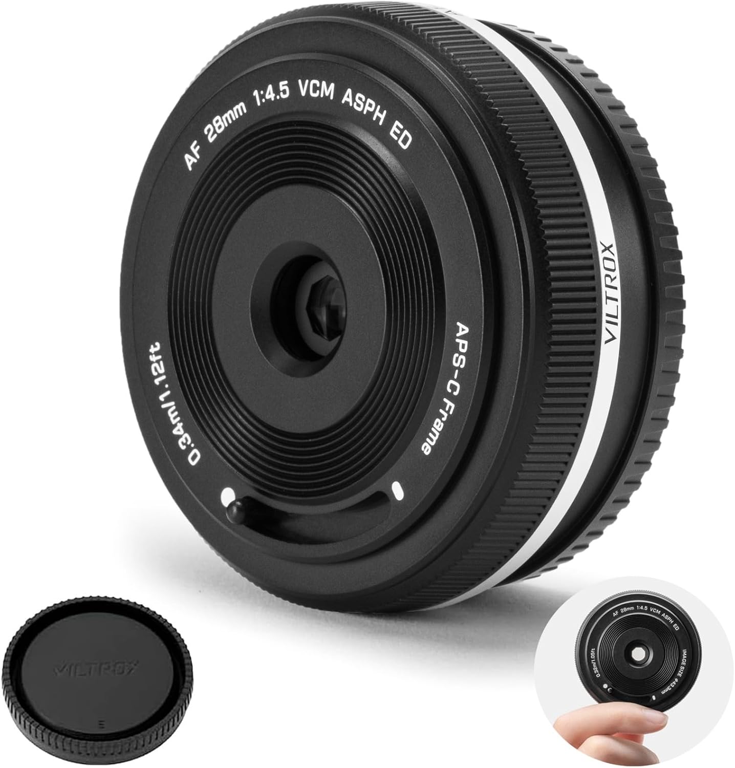 28mm F4.5 XF Pancake APS-C for Fuji XF, Auto Focus Wide Angle Prime Lens for Fujifilm Fuji X-Mount X-Pro2 X-Pro3 X-S10 X-T20 X-T30 XT30II X-T200 X-H2 X-H2S X-T5 X-S20 X-T50 X-M5 X-E2S