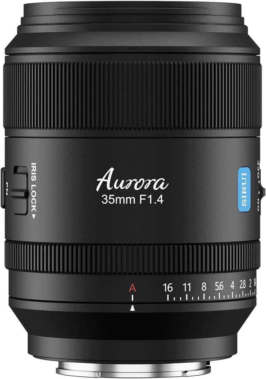 Aurora 35mm F1.4 Full Frame Auto Focus Lens, Wide Angle Prime Lens for E Mount Cameras FX3, FX6, A7, A9 Series, A7R Series, A7S Series, ZV-E1, Black For Sony E