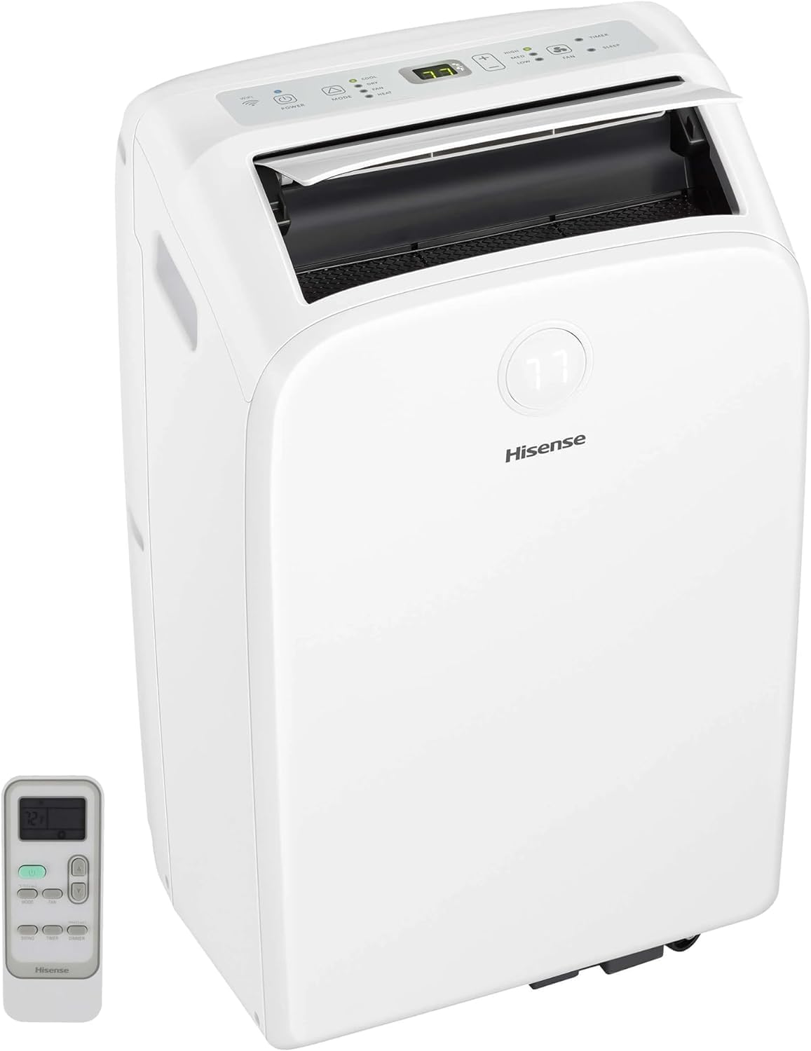 Hisense AP55023HR1GD Smart 8,000 BTU Dual Hose Portable Air Conditioner with Heat Pump (Renewed)
