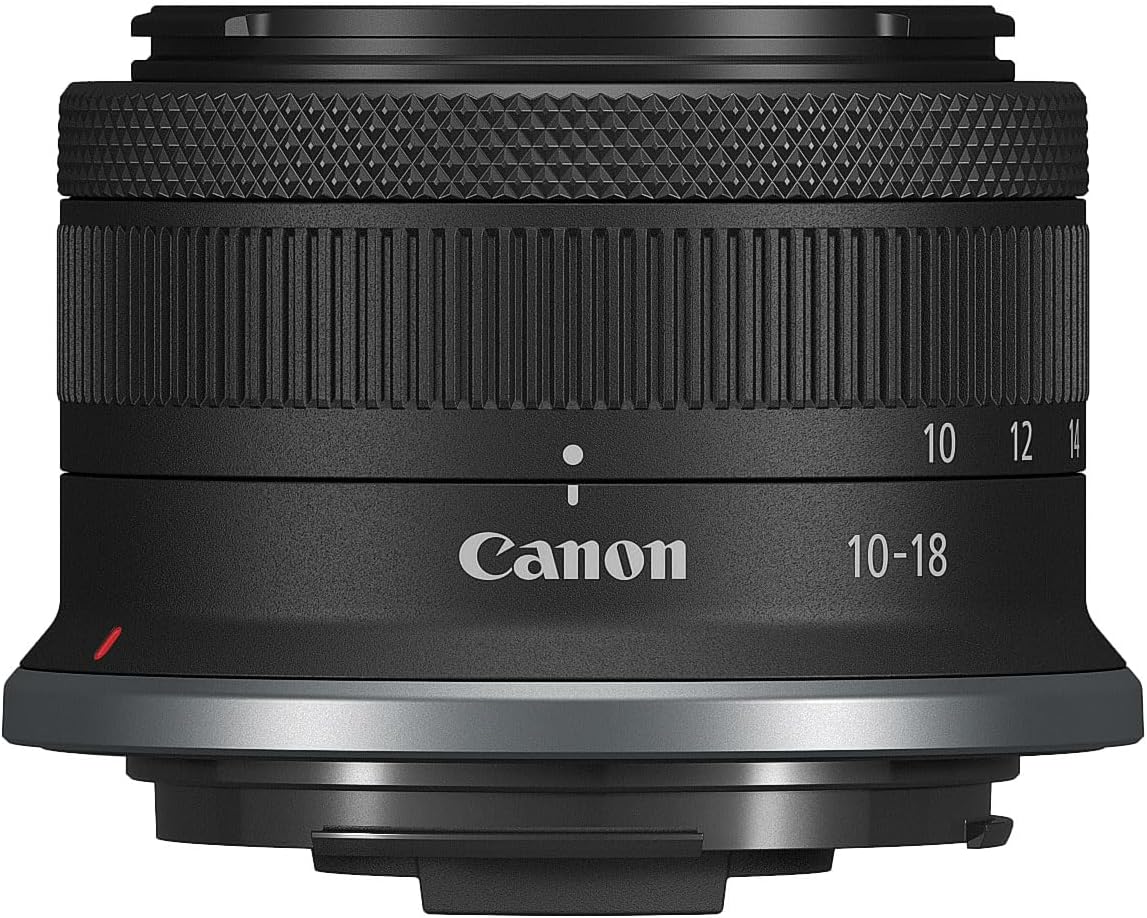 RF-S10-18mm F4.5-6.3 is STM Ultra-Wide-Angle Zoom Lens, Mirrorless, 4.0 Stops of Shake Reduction, Great for Vlogging & Selfies, Compact & Lightweight, for Video, Travel, Landscapes & Interiors Lens Only