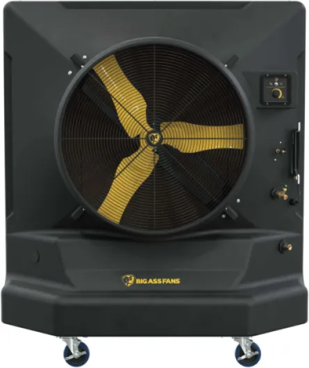 Cool-Space 400 - Portable Evaporative Swamp Cooler, 36 Inch Diameter Fan Indoor Outdoor Use Continuous or Fillable 46 Gallon Capacity Variable Speed – Cooling for Warehouses & Workshops