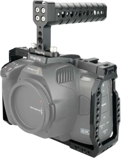 BMPCC 6K Pro Cage with Top Handle Only for Blackmagic Design Pocket Cinema Camera 6K Pro / 6K G2 cage w/ top handle
