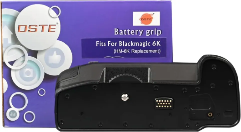 Blackmagic DSTE HM-6K Replacement Vertical Battery Grip for Blackmagic 6K Pro Camera