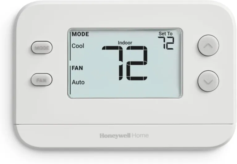 New! Honeywell Home Non-Programmable Thermostat, Single-Stage, 1 Heat/1 Cool Compatibility, X1N, White
