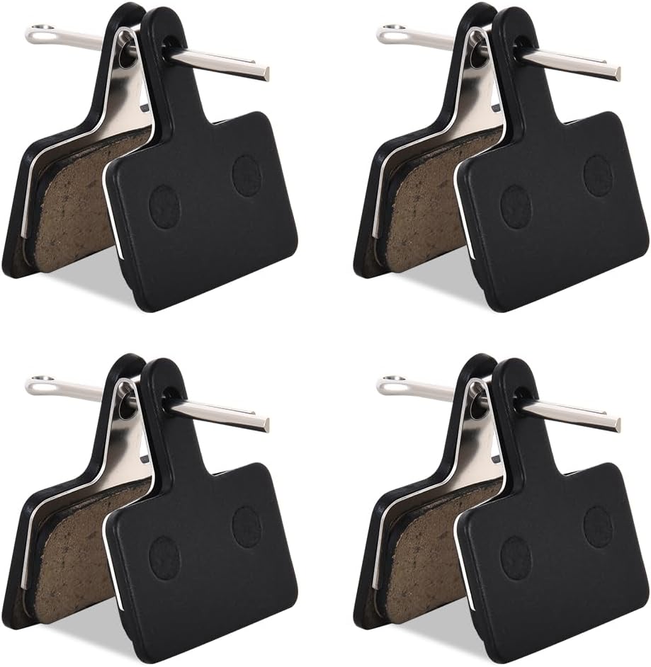 4 PCS Bike Brake Pads, Mountain Bicycle Brake Pads-Compatible with TRP Tektro Shimano High Performance Mountain Bike Brake Pads, Mountain Bike Disc Brake Pad