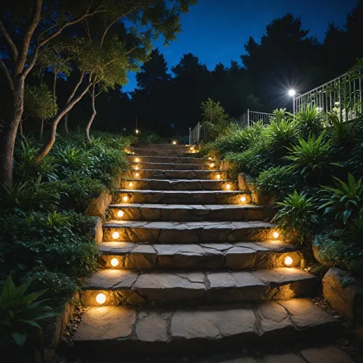 How to enhance your outdoor steps with LED lighting