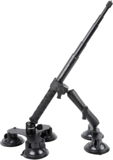 Suction Car Mount for Insta360 x5,x4, x3, x2, x,One RS,R Compatible with GoPro Max DJI OSMO 360 Camera 5 in 1 Suction Mount Kit for Action Cameras (Includes 44.9-inch Selfie Stick)