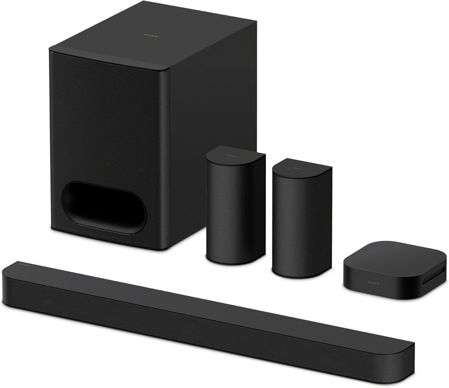 BRAVIA Theater System 6, 5.1ch Home Theater System Sound bar with subwoofer and Rear Speakers, Surround Sound by Dolby Atmos/DTS:X Compatible HT-S60