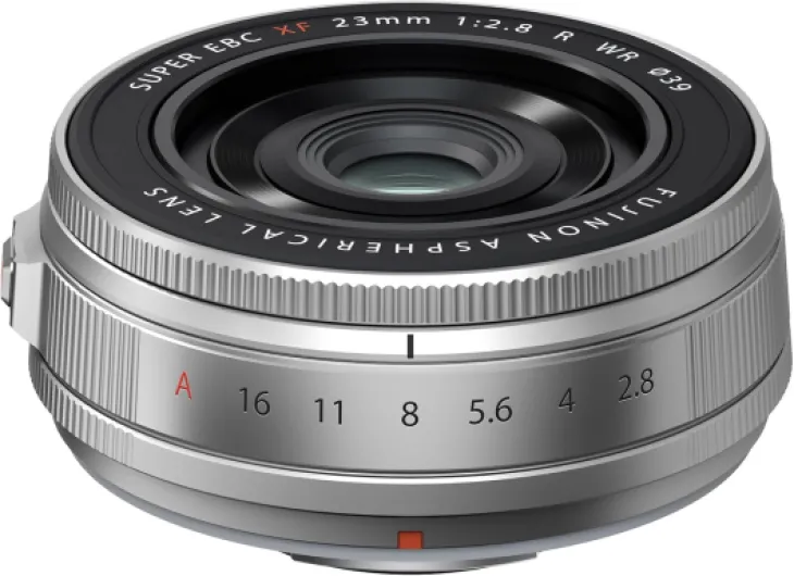 FUJINON XF23mmF2.8 R WR Lens, Silver