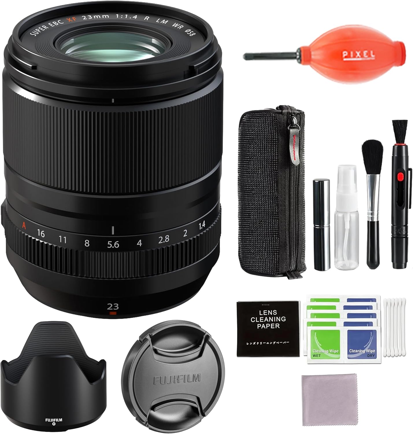 XF 23mm f/1.4 R LM WR Lens with Advanced Accessories Lens + Extra Kit
