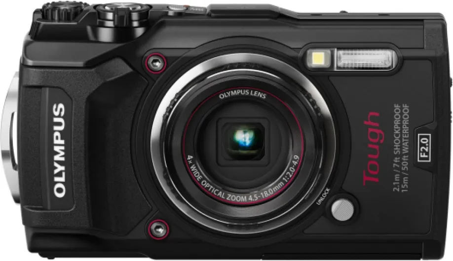 OM SYSTEM Olympus TG-5 Waterproof Camera with 3-Inch LCD, Black