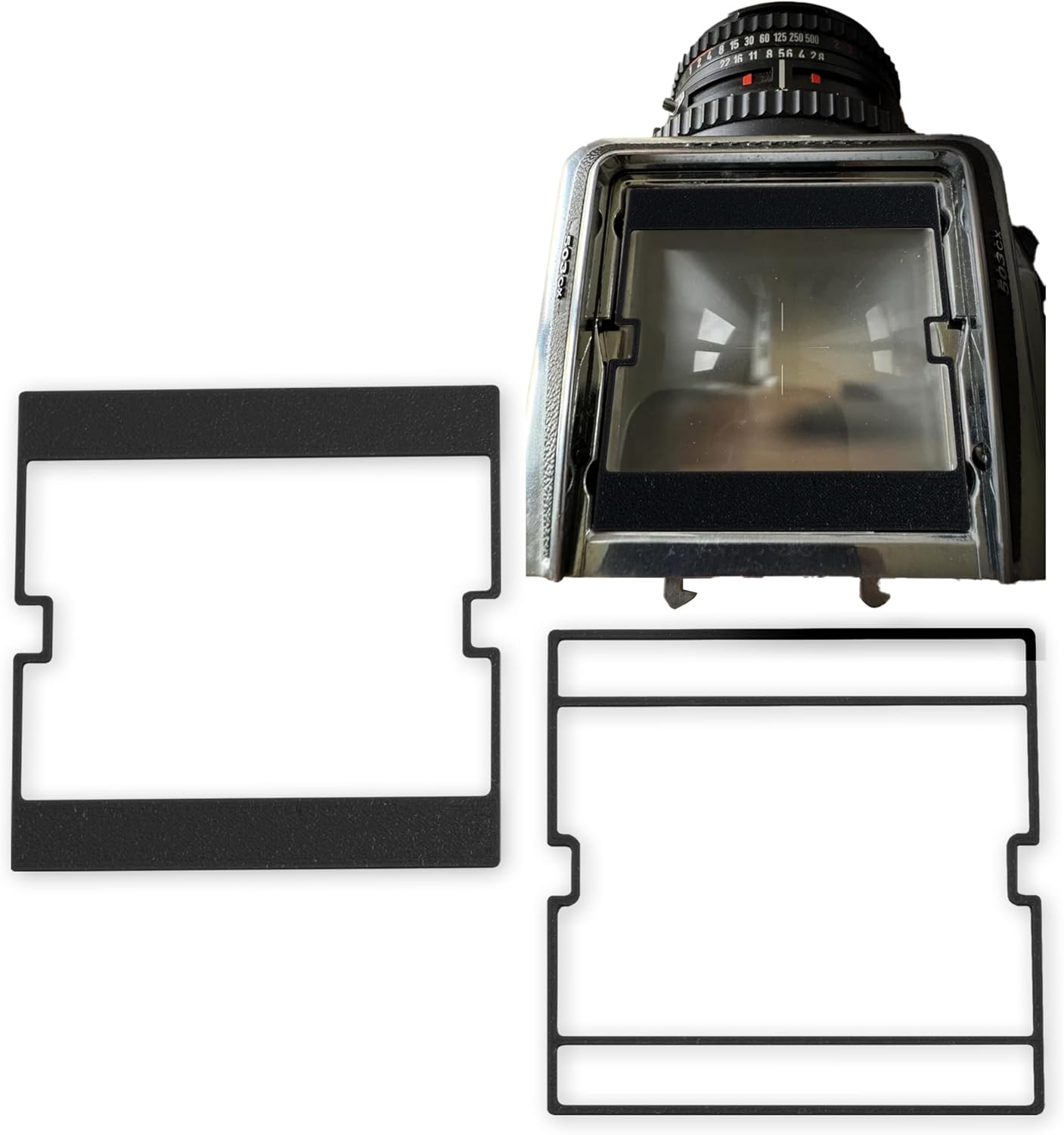 SplashNColor Framing Mask Compatible with Hasselblad Medium Format Cameras - X2D, 907X, X1D II 50C, H6D, 500C, SWC, XCD, Lens Accessory for Panoramic Shooting