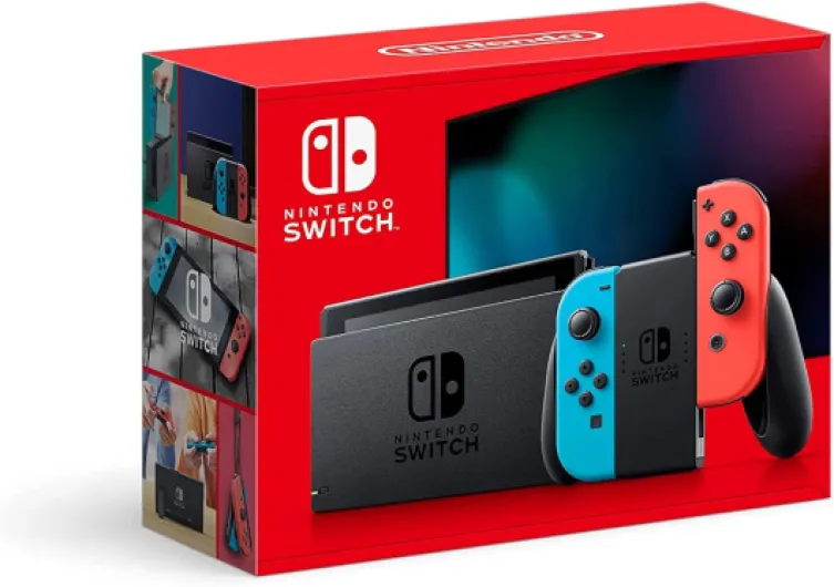 Switch™ with Neon Blue and Neon Red Joy‑Con™ Console Black
