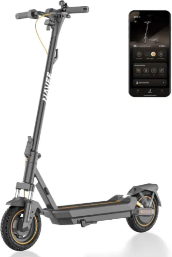 GT3/ST3 Series Electric Scooter, 20/25 MPH Top Speed, 47/38/30 Miles Max Range, 1000W/1350W Motor with Dual Suspension, 10" Tires All Terrain, Heavy Duty, Foldable for Adults Teens (UL2272) NAVEE GT3 Pro 1000W 37Miles
