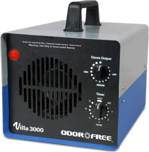 Villa 3000 Ozone Generator for Eliminating Odors, permanently removing Tobacco, Pet and Musty Odors at their Source - Easily Treats Up To 3000 Sq Ft Villa - 3000