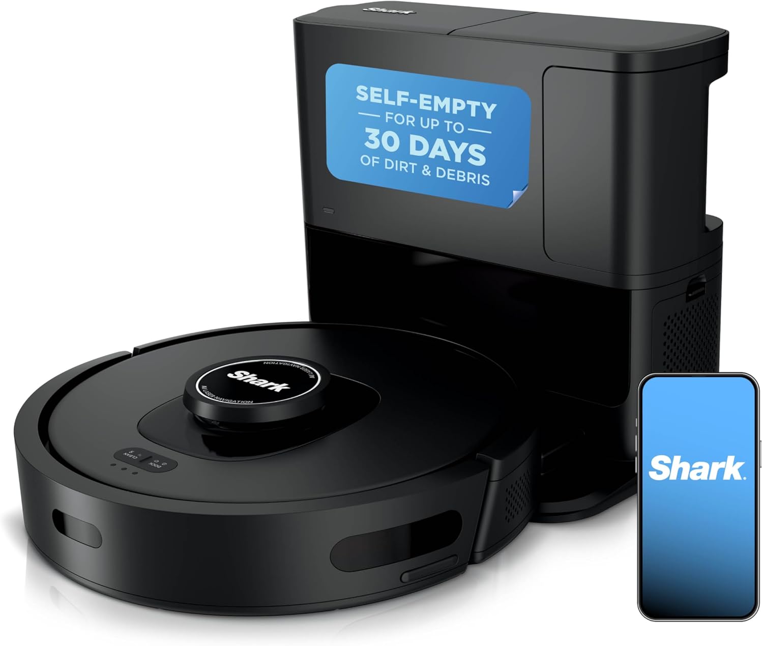 AV2501S AI Ultra Robot Vacuum, with Matrix Clean, Home Mapping, 30-Day Capacity HEPA Bagless Self Empty Base, Perfect for Pet Hair, Wifi, Dark Grey Matrix AI Ultra Dry Self Empty