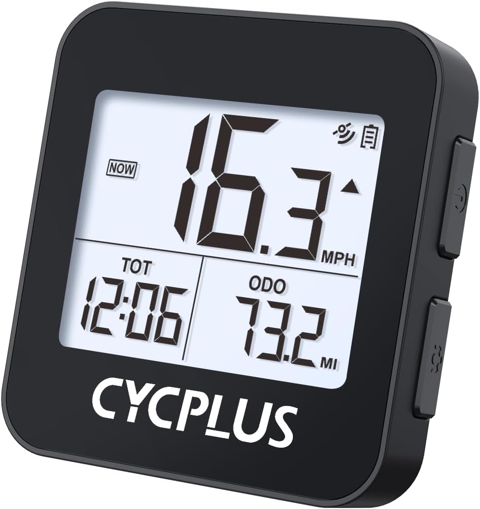 GPS Bike Computer, Wireless Cycling Computer with Automatic Backlight, Bicycle Speedometer Odometer with Waterproof and Lager Battery, Provide Professional Data Analysis G1