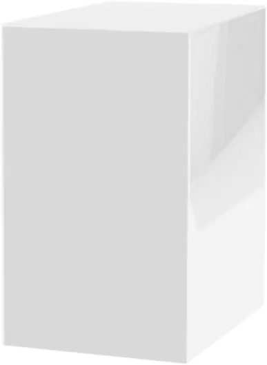 Tall Display Box White Acrylic Pillar 12" x 12” x 24” Hollow Pedestal 5 Sided No Lid Retail Plinth Merchandise Display Elevated Vertical Socle Box Multi Use Product Showcase by Marketing Holders 1 12"w x 12"d x 24"h White