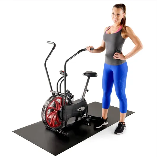 Fitness Equipment Mat and Floor Protector Compatible for Treadmills, Elliptical, Exercise Bikes, Stationary Cycles and Accessories Regular 60"