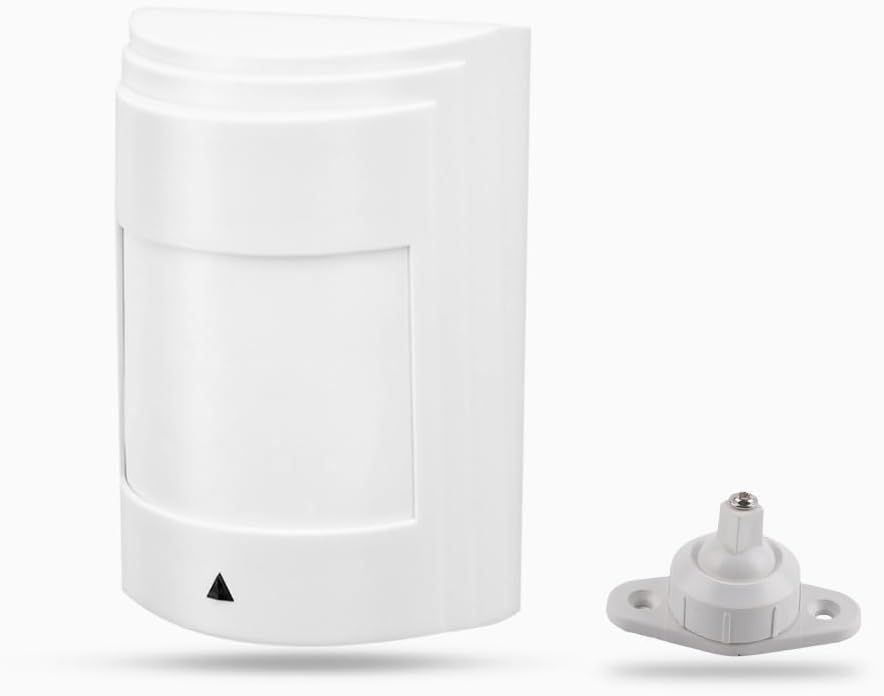 Wired Passive Infrared Motion Sensor, 12V Dual PIR Motion Detector, Home Security Warning Alarm System, Low Noise and High Sensitivity