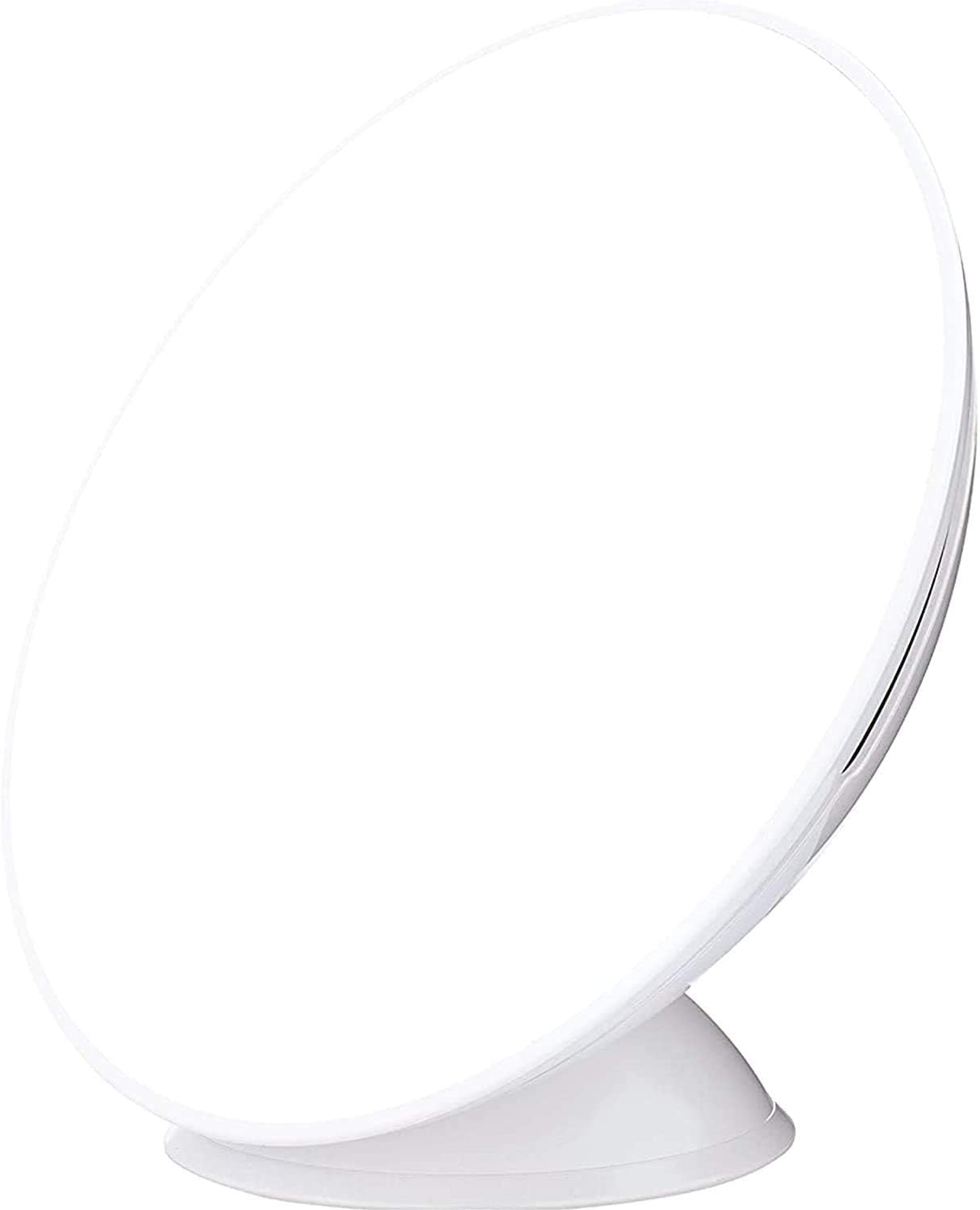 Lampu Bright Light Therapy Desk Lamp - As Seen On Shark Tank - Ultra Powerful 10,000 LUX Brightness - 5500K Color Mimics Noon Day Sun - Improve Your Mood, Sleep, Energy & Focus Gloss White
