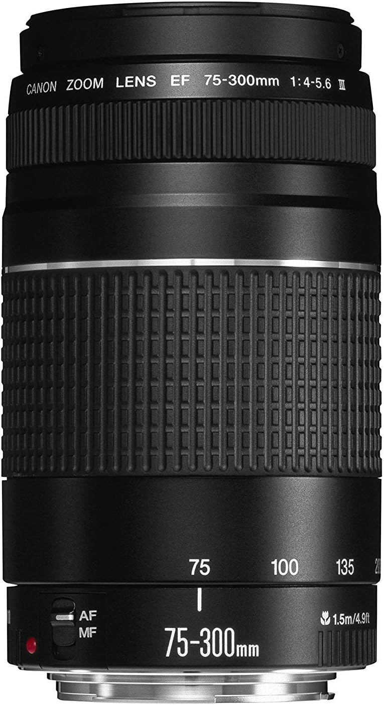 EF 75-300mm f/4-5.6 III Telephoto Zoom Lens for Canon SLR Cameras Base