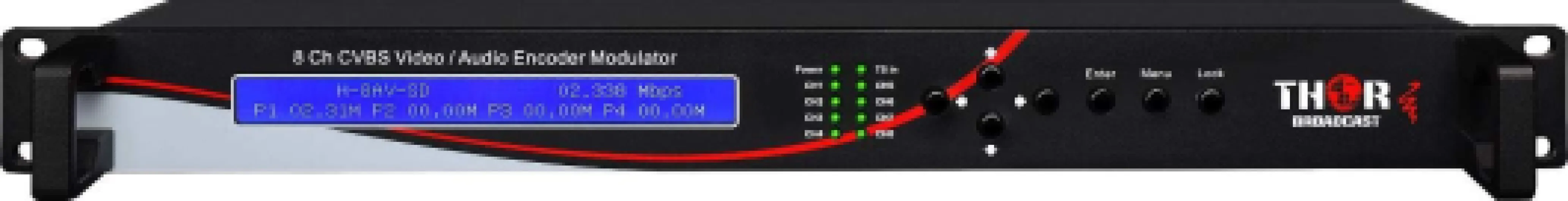 8 Ch CVBS Composite Encoder & IPTV Server