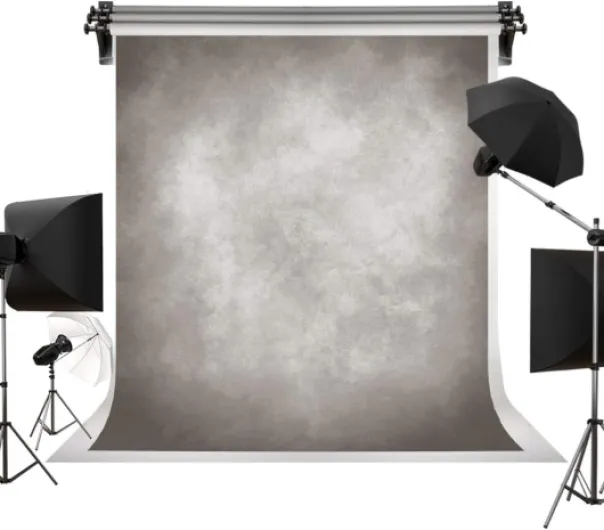 5x7ft Vintage Backdrops Abstract Grey Portrait Photo Backdrop for Photography Studio