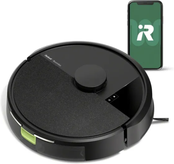 Roomba 105 Vac Robot Vacuum - Easy to use, Intense Power-Lifting Suction, LiDAR Navigation, Multi-Surface Cleaning, Cleans in Neat Rows, Self-Charging