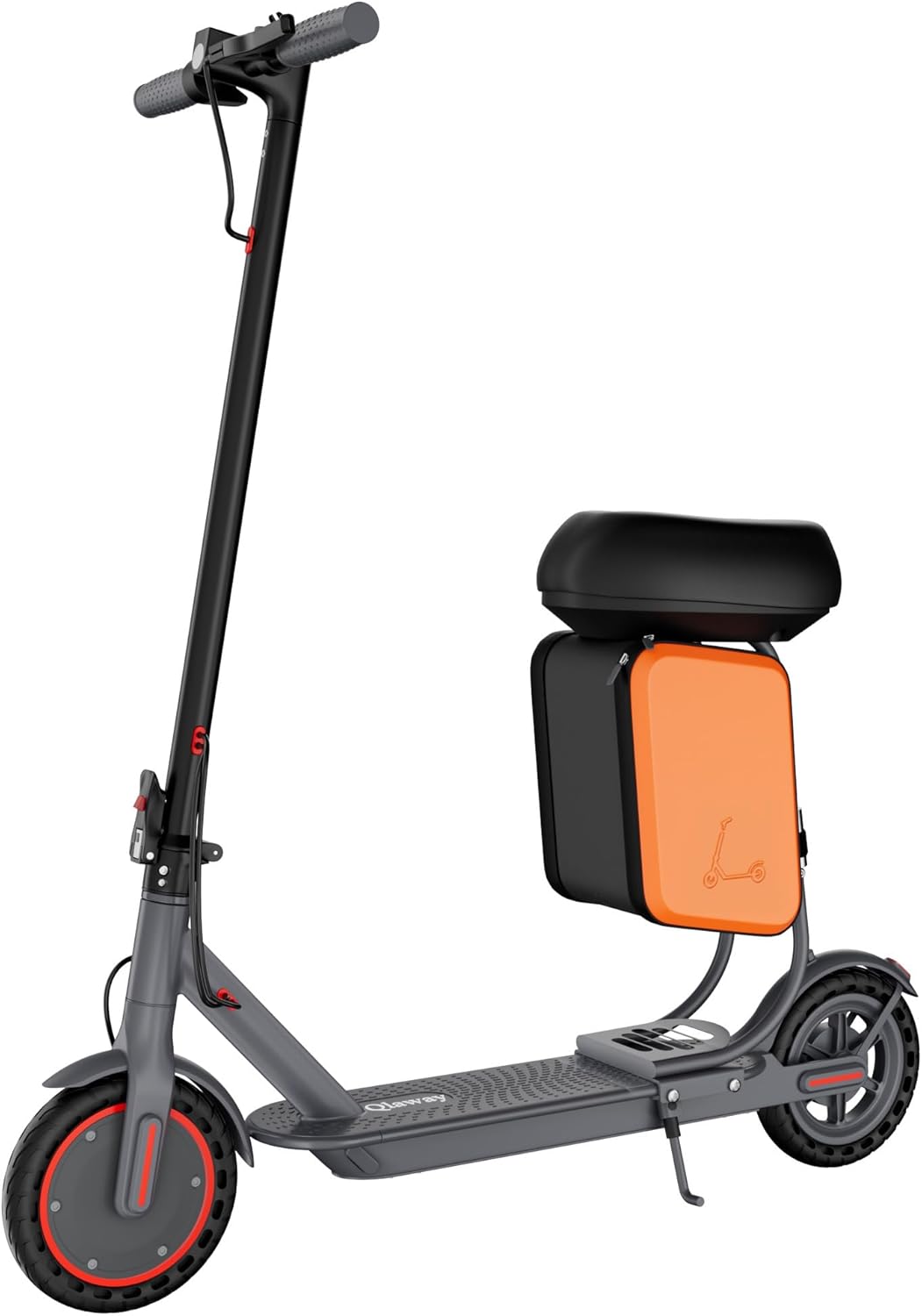 E Scooter for Adults 19-22 MPH 350/500W Motor 281/441Wh Battery,8.5"/10" Tires,Motorized Scooter Up to 22 Miles Range, Foldable Scooter with Double Shock Absorption/Bearing 265 LBS/APP Control 8.5 Inch-5.2Ah(with Seat)