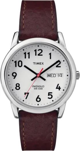 Men's Easy Reader Watch 35mm Brown/Silver-Tone/White/35mm