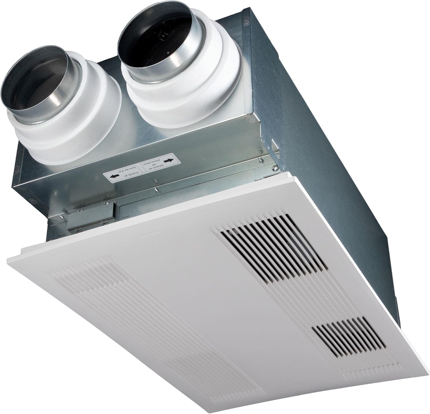 WhisperComfort 60 Energy Recovery Ventilator (ERV), Wall/Ceiling Mount Exhaust Fan, FV-06VE1