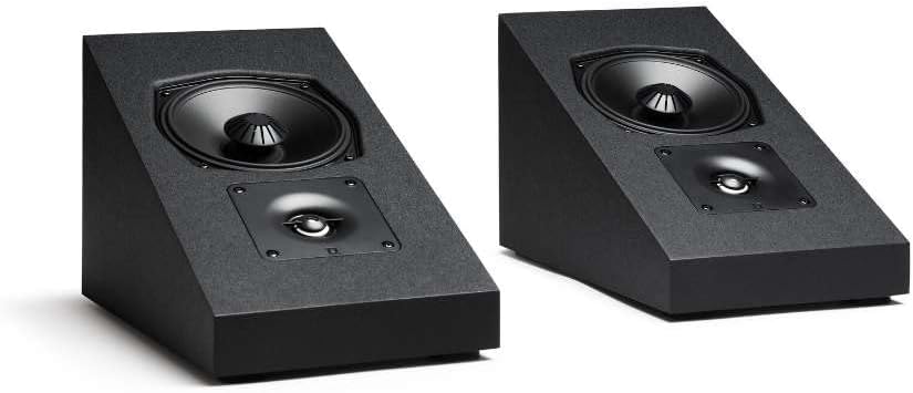 Dymension DM95 Speaker, Flexible Wall-Mountable Surround Speaker, 5.25" BDSS Mid/Bass Woofer, Aluminum Oxide Tweeter, Compatible with Dymension DM30 & DM80 Speakers, Black