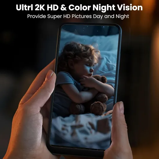 2025 Upgraded 2K Security Cameras Wireless Outdoor, Free Cloud Storage, 1-6 Months Battery Life, Waterproof, 2-Way Talk, AI Motion Detection Spotlight Siren Alarm Cameras for Home Security White-2.4G&5G Camera