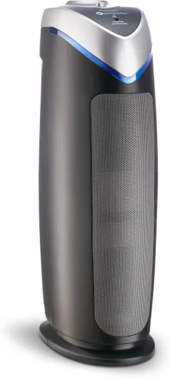 4-In-1 HEPA Air Purifier for Home, Large Rooms Up To 743 Sq - Ft - with HEPA Air Filter, UV-C Light & Odor Reduction, AC4825E, 22" Tower, Gray AC4825 black 1 pack
