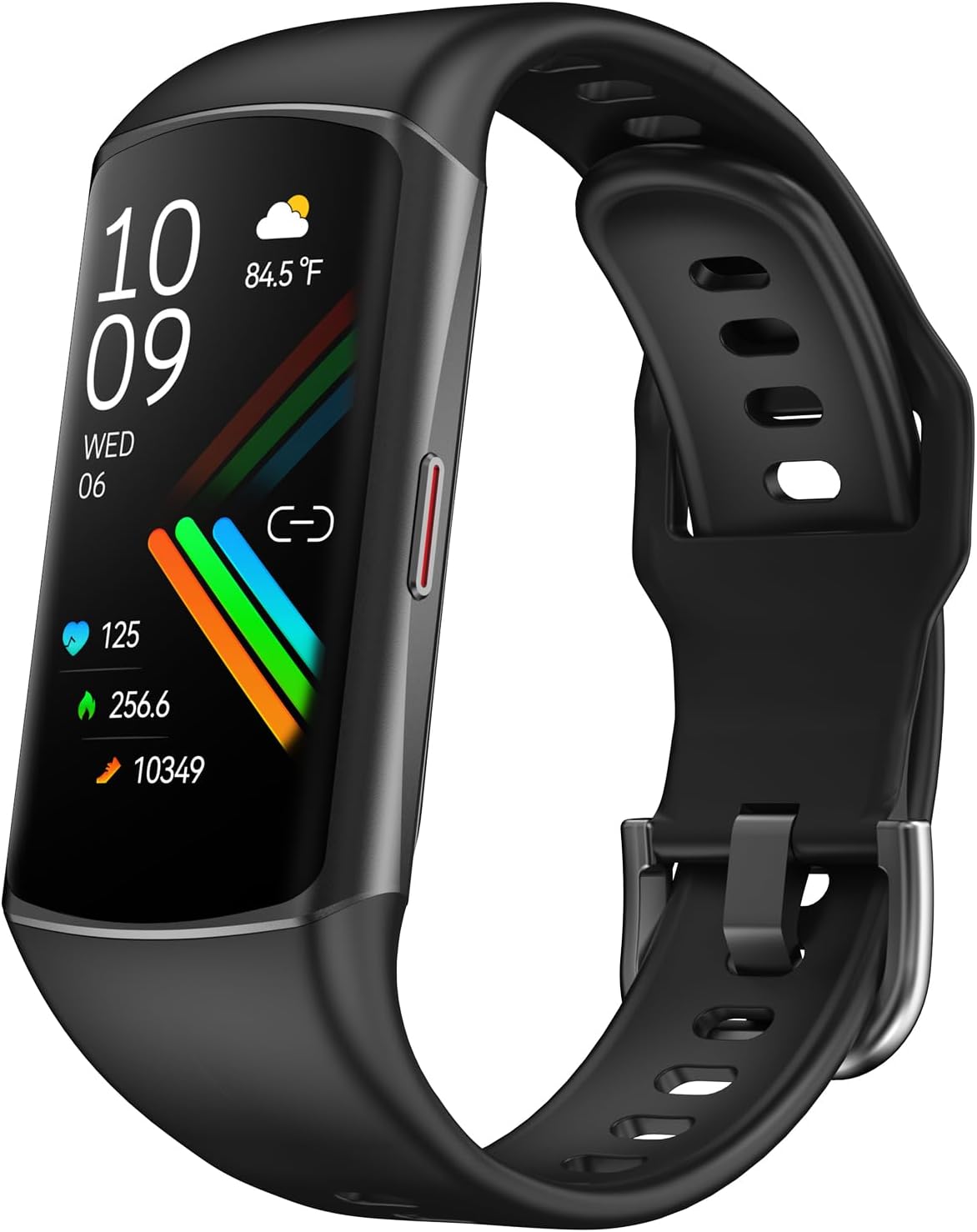 Smart Watch Fitness Tracker with 24/7 Heart Rate, Blood Oxygen Blood Pressure Monitor Sleep Tracker 120 Sports Modes Activity Trackers Step Calorie Counter IP68 Waterproof for Andriod iPhone Women Men Black