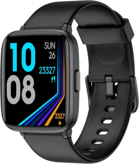 Fitness Tracker Watch with Heart Rate Monitor, Activity Tracker with Pedometer, Sleep Monitor, Calories & Step Counter, IP68 Waterproof Smart Watches for Women Men Fitness Watch for Sports Black