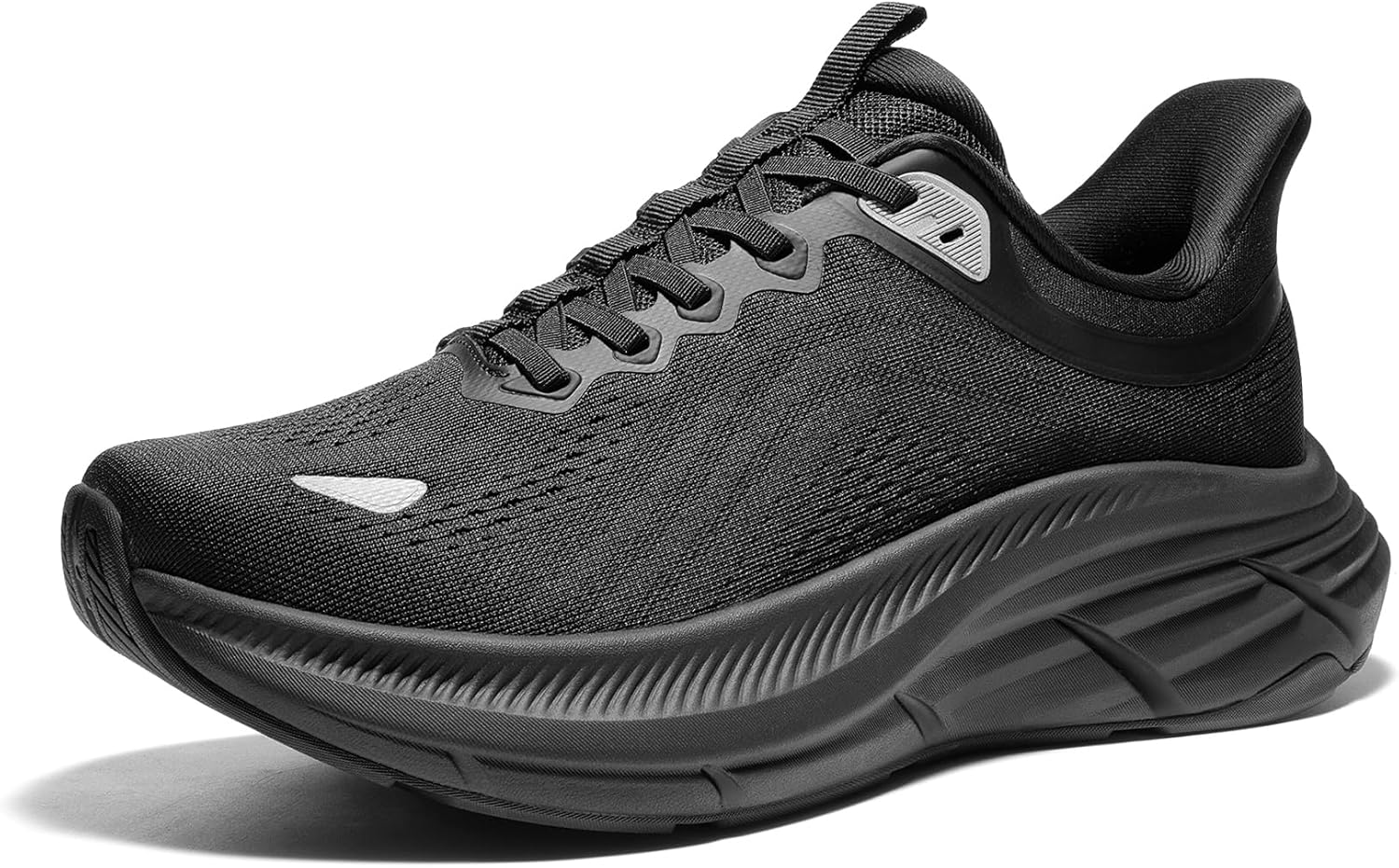 Men's Hands Free Slip On Walking Running Shoes Cushioning Non Slip Tennis Athletic Gym Workout Comfortable Fashion Sneakers 9.5 All Black