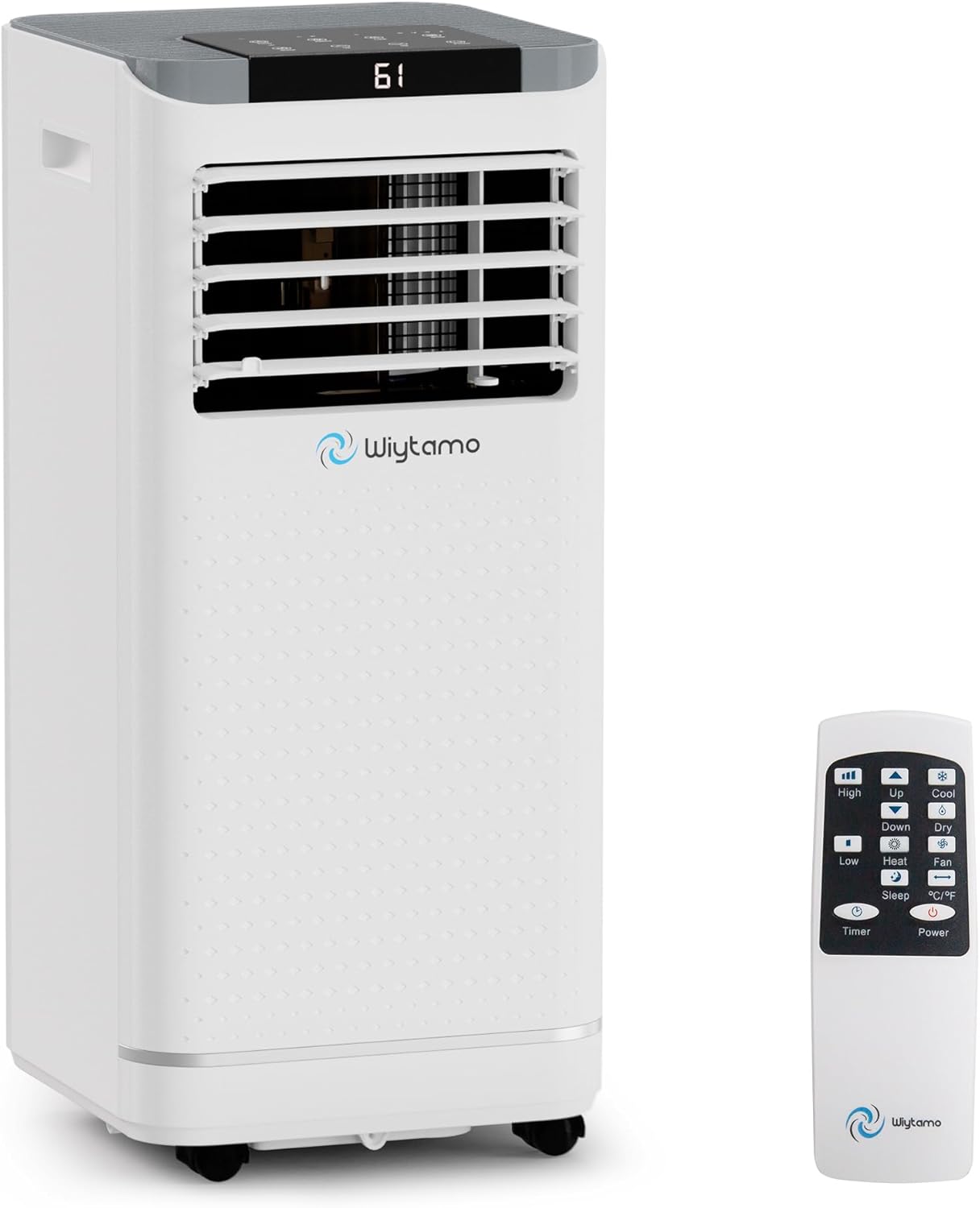 10,000 BTU Portable Air Conditioners for 450 Sq.Ft, 4-in-1 Room Air Conditioner with Cooling, Heating, Dehumidifier, Fan, Remote, Sleep Mode, Child Lock, 24H Timer, Self-Evaporating Portable AC Unit 10,000 BTU + HEAT