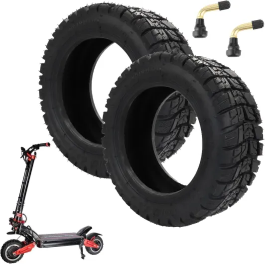 YBang 100/65-6.5 Off-Road Vacuum Tire for VSETT 11+/Zero 11X/Dualtron for 11 Inch Electric Scooter, Tubeless Wider and Thicker Tires, Non-Slip Spare Wheels for Scooter 2 PCs