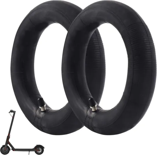 AR-PRO (2 Pack) 8.5'' x 2" Inner Tubes Compatible with for Xiaomi M365, Gotrax 50/75-6.1 Electric and Gas Scooters, Pocket Bikes, Mobility Scooters - Extra Thick 2.0mm Butyl Rubber 8.5" x 2" (TR4A) Extra Thick Tubes (2-Pack)
