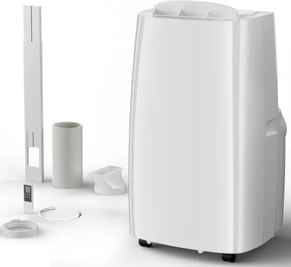 14000BTU Portable Air Conditioners, 4-in-1 Fonction Ac Unit with Cooling, Dehumidifier,Fan and Sleep Mode, Timer Auto-on/off,Cools up to 750 sq.ft, Remote Control, Window kits Included
