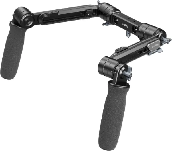 Shoulder Rig Dual-Handle for 15mm LWS Rods, One-Tounch Rotation Shoulder Mount Rigs Support for Camera - 5205 Dual Handle