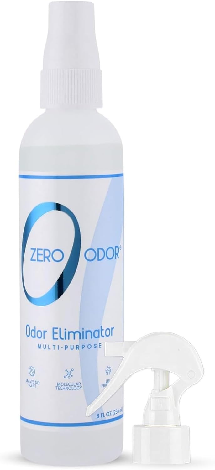 Multi-Purpose Odor Eliminator - Eliminate Air & Surface Odor – Patented Technology Best for Bathroom, Kitchen, Fabric, Closet- Smell Great Again, 8oz (Over 1000 Sprays) 8 Fl Oz (Pack of 1)