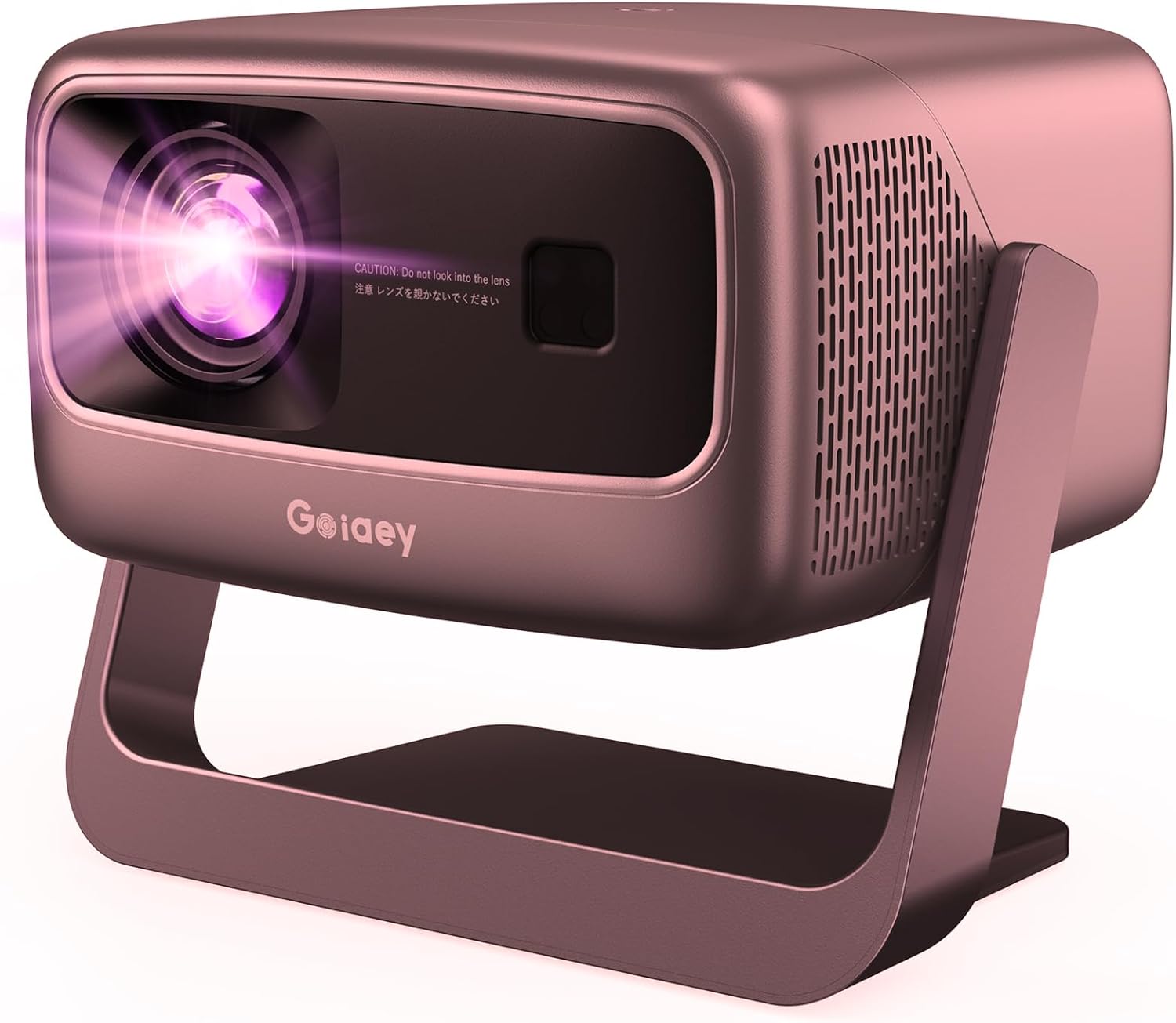 [High ANSI/ Official-NetfIix/360°Stand] Outdoor Projector with WiFi and Bluetooth, Auto Focus, Auto Keystone 4K Projector Native 1080P Support 50W DoIby Audio Smart Proyector